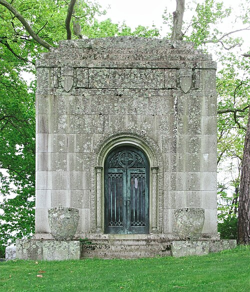 McKinney mausoleum from the front