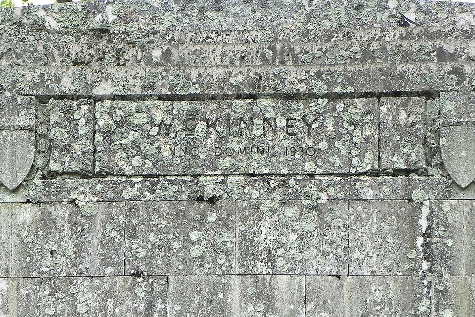 Inscription: McKinney, Anno Domini 1930