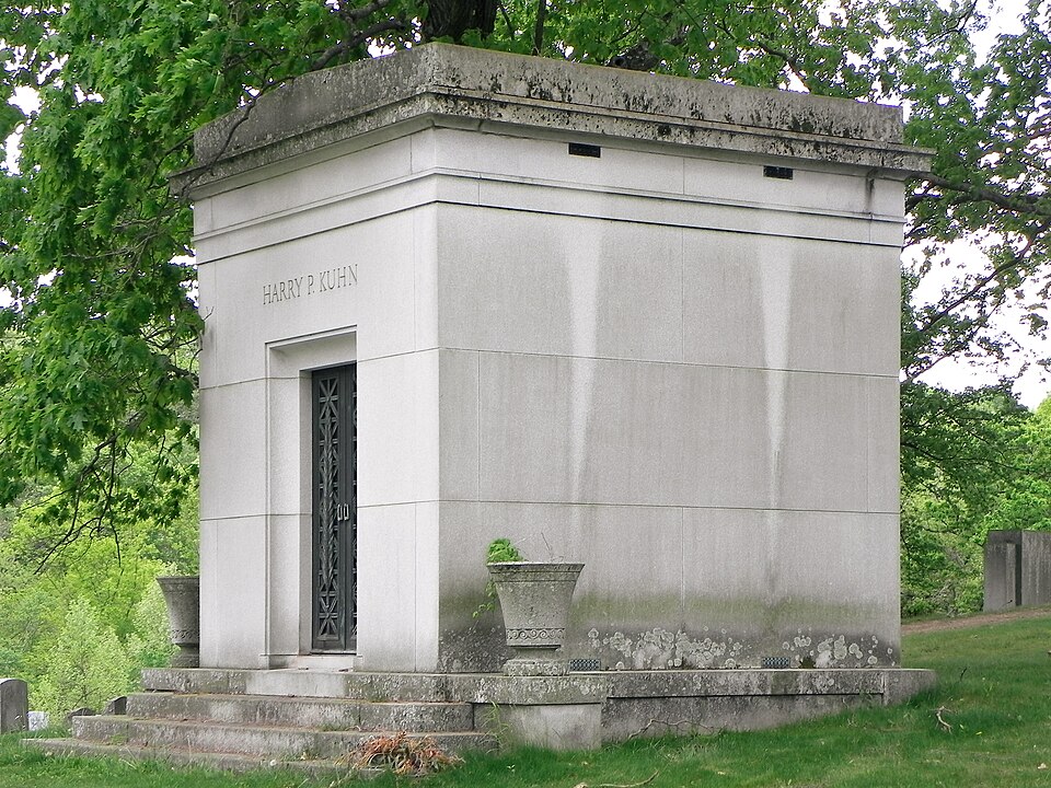 Side of the Kuhn mausoleum