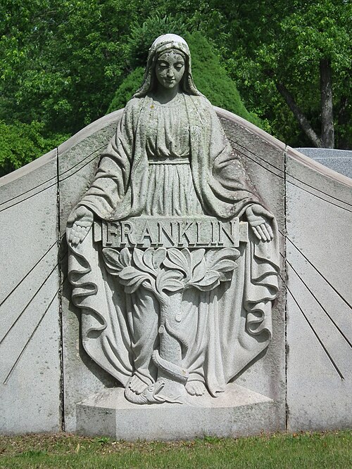 Mary with a Franklin tree