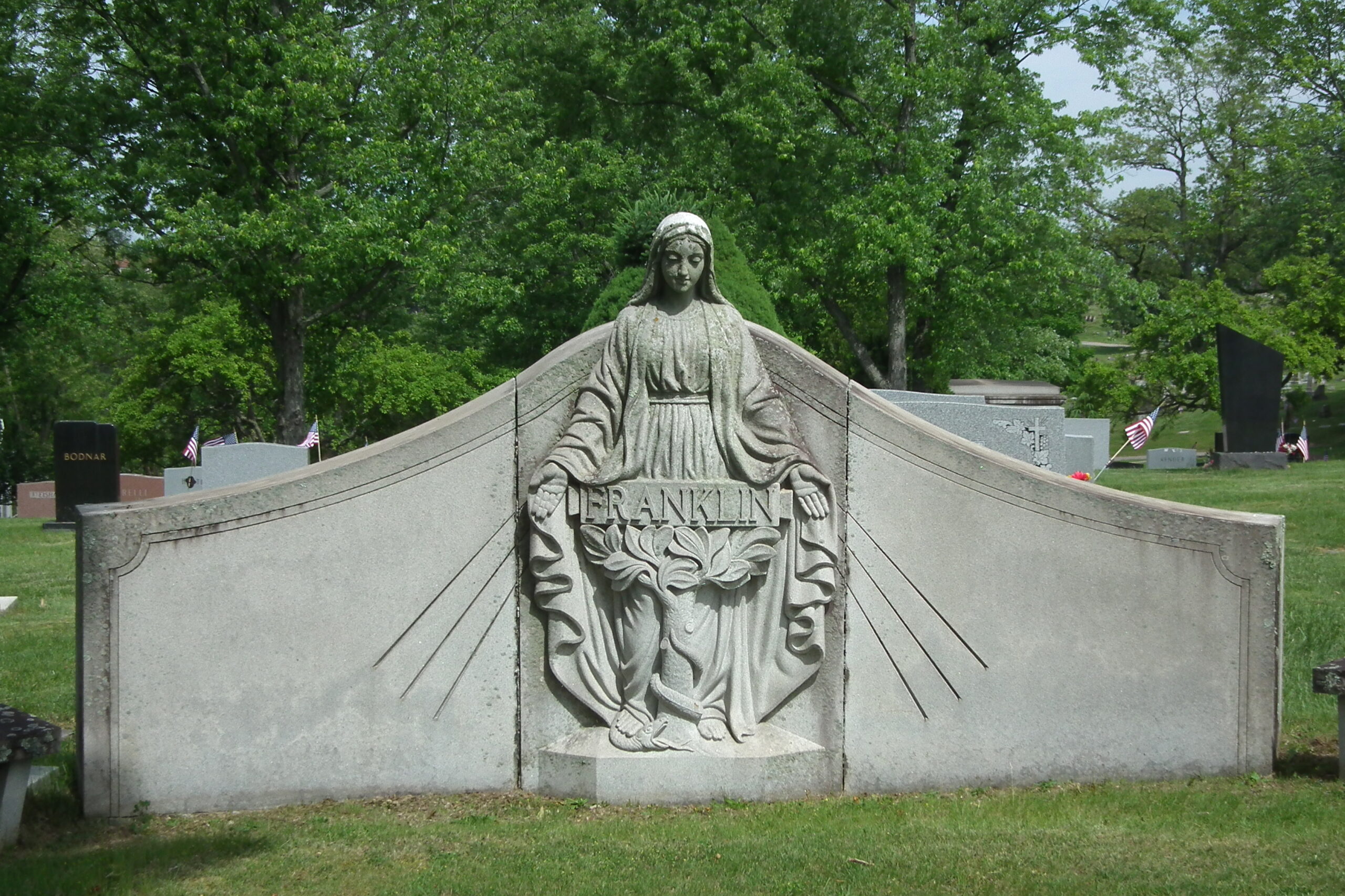 Franklin monument